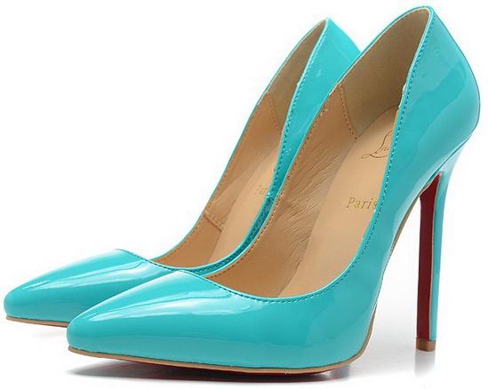 Christian Louboutin Pigalle Heels Blue